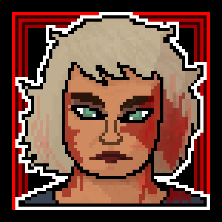 Evelyn Blood Coated